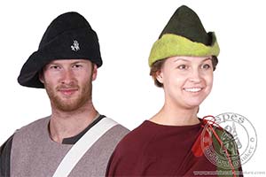 nakrycia gowy - Medieval Market, Medieval felt hat \'Pilgrim\'