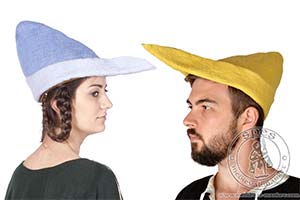 Czapka filcowa Dante - mag. Medieval Market, Medieval headdress, hand felted hat named Dante for men and women