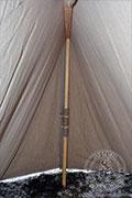 Namiot historyczny trjkt - Medieval Market, Inside of the linen tent called medieval soldier 