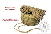 Soldier sheet-backpack (3x2 m) - linen - Medieval Market, rope polypropylen hempen lina konopna polipropylen