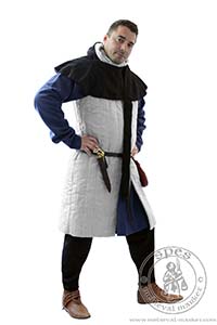 In%20stock - Medieval Market, Man in medieval sleeveless gambeson
