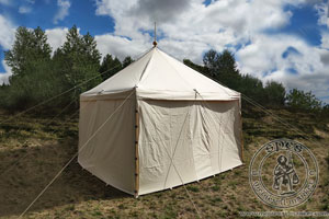 redniowieczny namiot szecienny. Medieval Market, of 3,5 m x 3,5 m size