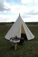 Stoek fi. 5 m, bawena - wynajem - Medieval Market, Medieval tent type 1