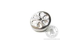 Zrb to sam - Medieval Market, tin button flower