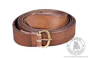 Plain medieval belt. Medieval Market, leather belt