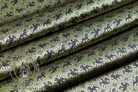 Printed silk - Charles de Blois pattern. Medieval Market, Printed silk