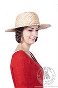 Straw hat type 1 - Medieval Market, popular way of protection against Sun