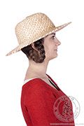 Straw hat type 1 - Medieval Market, made of typha sprouts