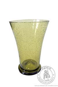 Juliana glass - green. Medieval Market, water glass juliana green