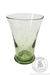 Juliana glass - light green. Medieval Market, water glass juliana clear