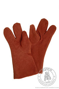 Akcesoria rne - Medieval Market, Gentlemen\'s 3 fingered gloves (wollen)