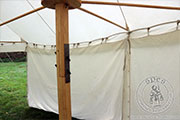 Namiot dwumasztowy parasolka (7 x 4 m) - bawena - Medieval Market, Umbrella tent with two poles