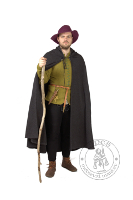 Paszcz z poowy koa bez podszewki. Medieval Market, coat made from a semicircle