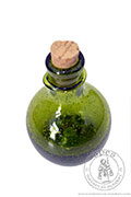 Maa butelka Benedykt - zielone szko - Medieval Market, Small bottle Benedict