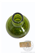 Maa butelka Benedykt - zielone szko - Medieval Market, made from a dark green glass