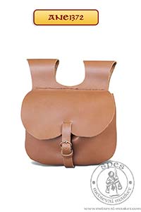 Akcesoria rne - Medieval Market, Medieval leather belt pouch 