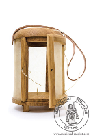Lampion drewniany. Medieval Market, wooden lantern