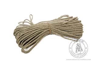 A hemp rope phi 8 mm. Medieval Market, a hamp rope 10mm