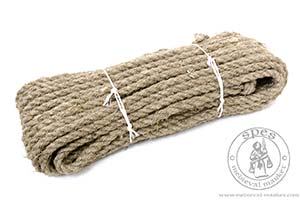Hemp rope phi 12. Medieval Market, a hamp rope 12mm
