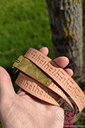 Medieval belt with IHC embossment - Medieval Market, based on archeological findings from Gdask 