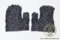 Chainmail hands - pair (triangular rivets). Medieval Market, Chainmail hands