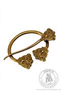 Viking Fibula from Hom - Medieval Market, Fibula works also as a decoration due to its fancy design.