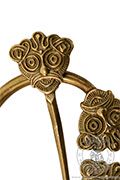 Viking Fibula from Hom - Medieval Market, Our fibula, decorated with fabulous heads, is based on the finding from Høm 