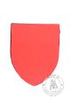 Foam heater shield - big - Medieval Market, foam big heater shield red