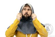 Men's hood with long tail - mag - Medieval Market, It can be made with a cut-out