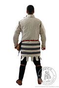 Italian long gambeson - Medieval Market, Back of long gambeson from Italy