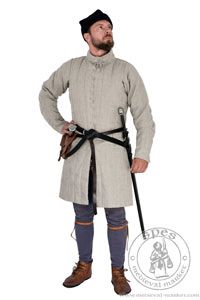 Arming%20Garments - Medieval Market, Long pourpoint in natural color