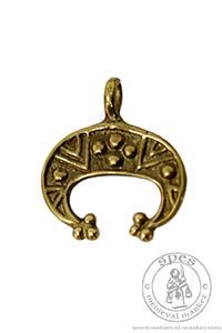 Jewellery%20and%20finery - Medieval Market, medieval brass tag for a necklace, for example beaded one, dedicated mostly for women