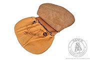 Medieval flap pouch - Medieval Market, Opened flap