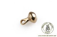 Medium brass button. Medieval Market, medium brass button