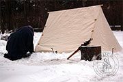 Mini Soldier tent, cotton - rent - Medieval Market, mini soldier tent