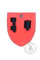 Foam heater shield - small - Medieval Market, small foam heater shield red