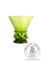 Small glass Berkemayer - green glass. Medieval Market, small glass berkemayer green